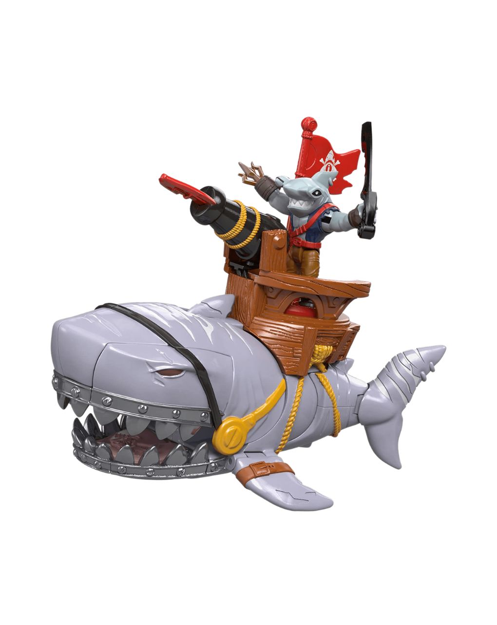 Fisher-price imaginext πειρατικό πλοιάριο, πλάσματα του βυθού με φιγούρα και αξεσουάρ dhh66 - Imaginext