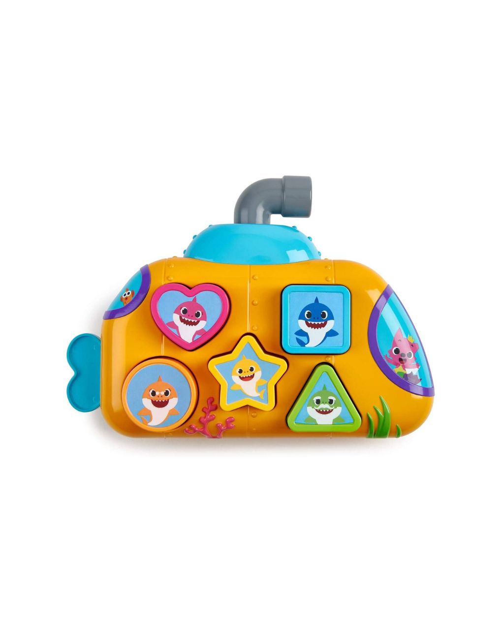 Baby shark μουσικό υποβρύχιο με σχήματα bah11000 - Giochi Preziosi