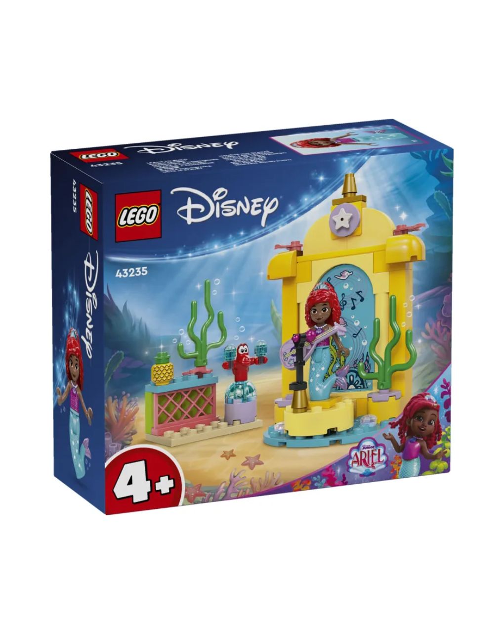 Lego disney princess ariel's music stage 43235