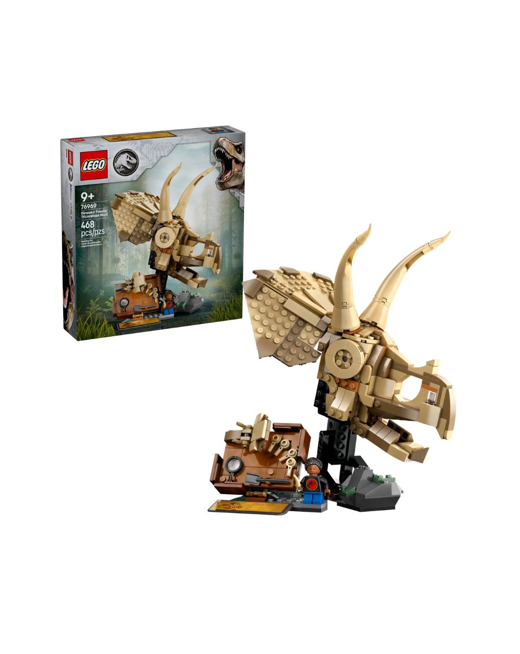 Lego jurassic world dinosaur fossils: triceratops skull 76969 - Lego