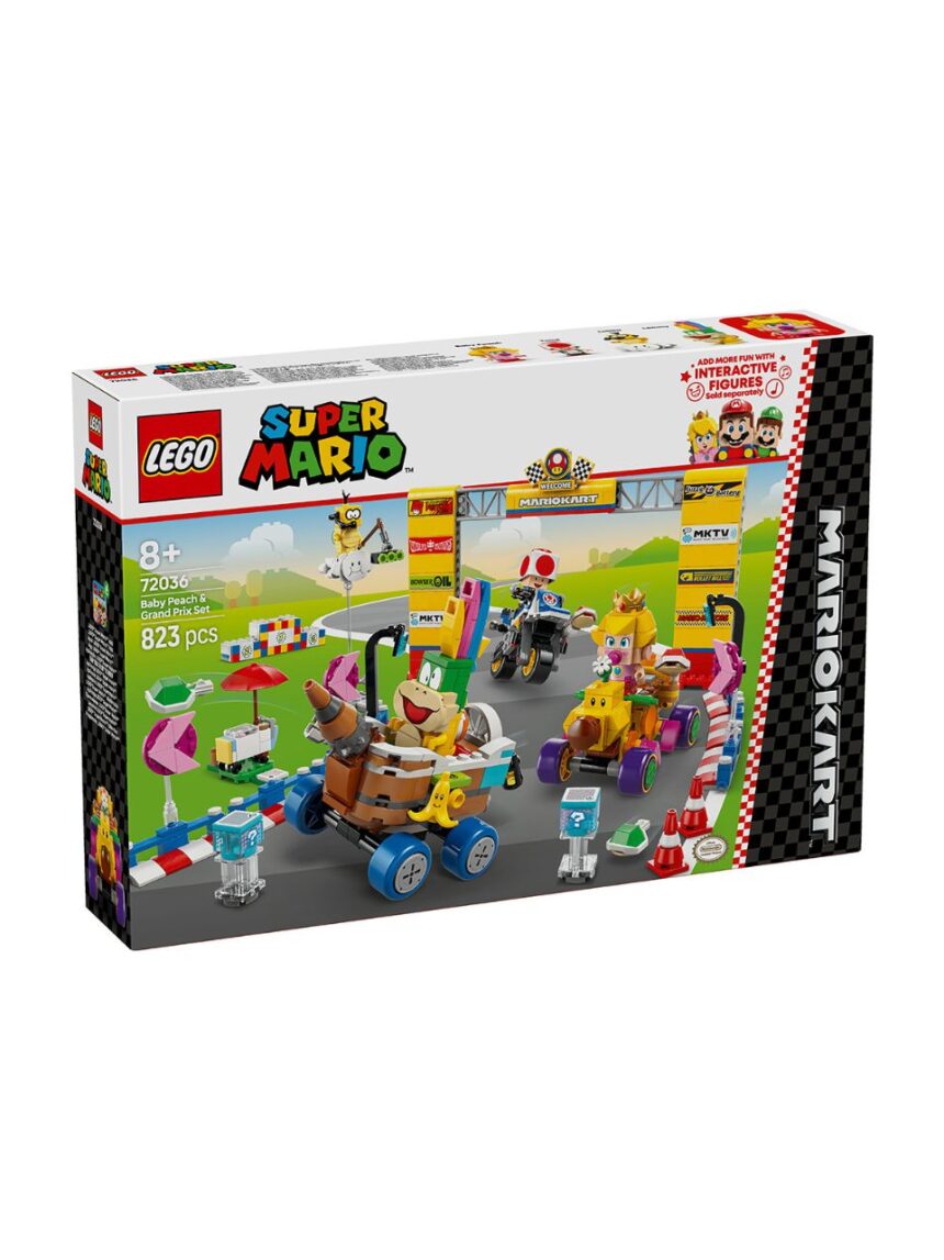 Lego super mario kart™ baby peach & grand prix set 72036 - Lego