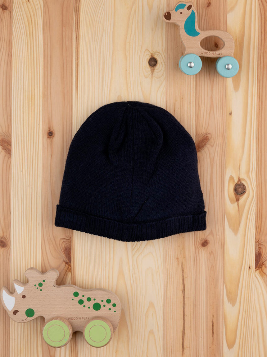 βρεφικό σκουφάκι μπλε με δεινόσαυρους για αγόρι - Prénatal