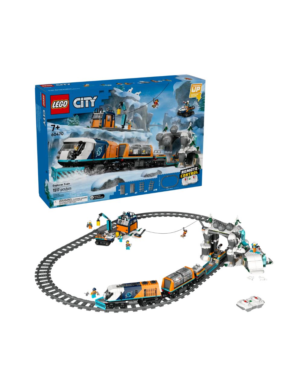 Lego city explorers' arctic polar express train 60470 - Lego