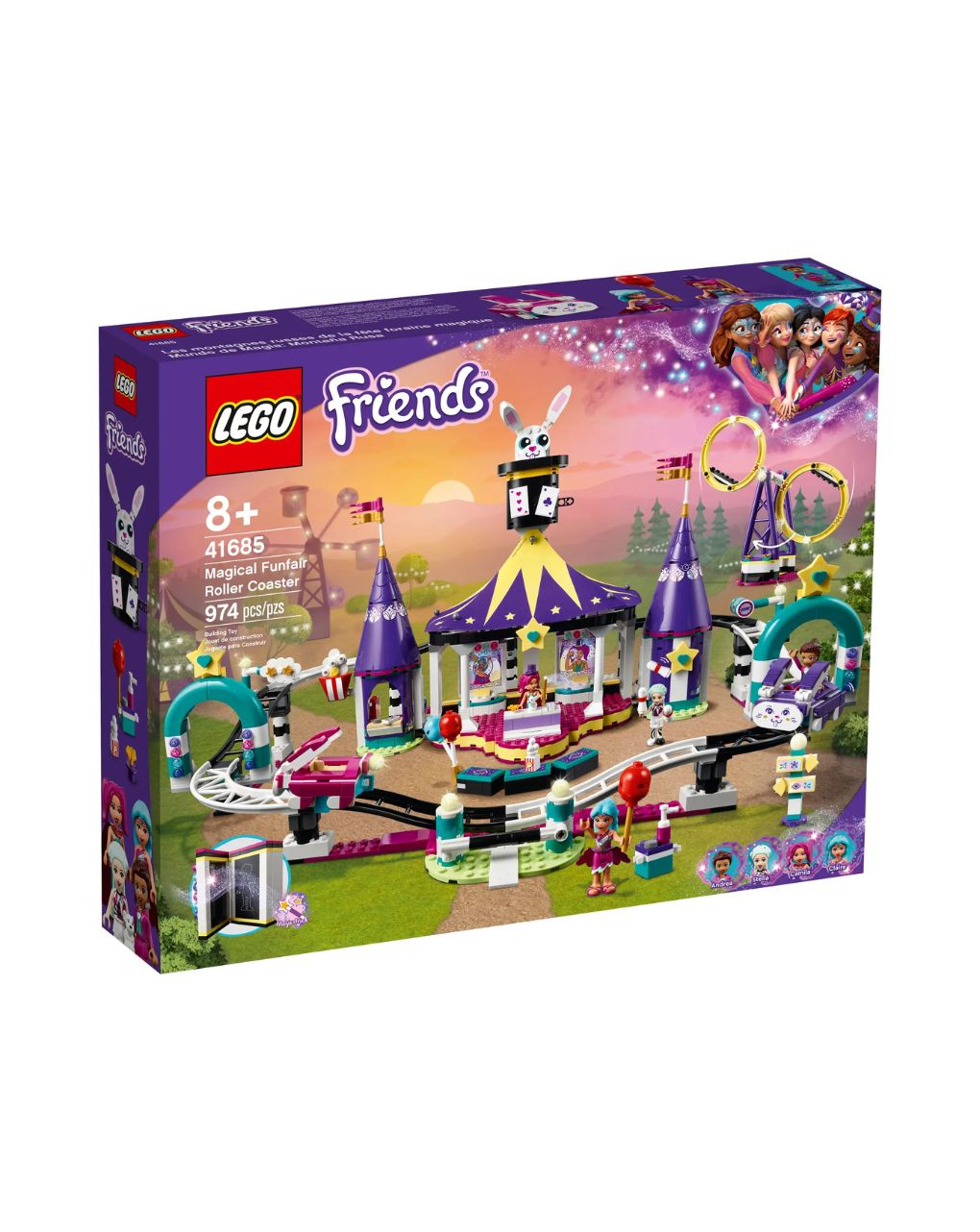 Lego friends magical funfair roller coaster 41685 - Lego, Lego Friends