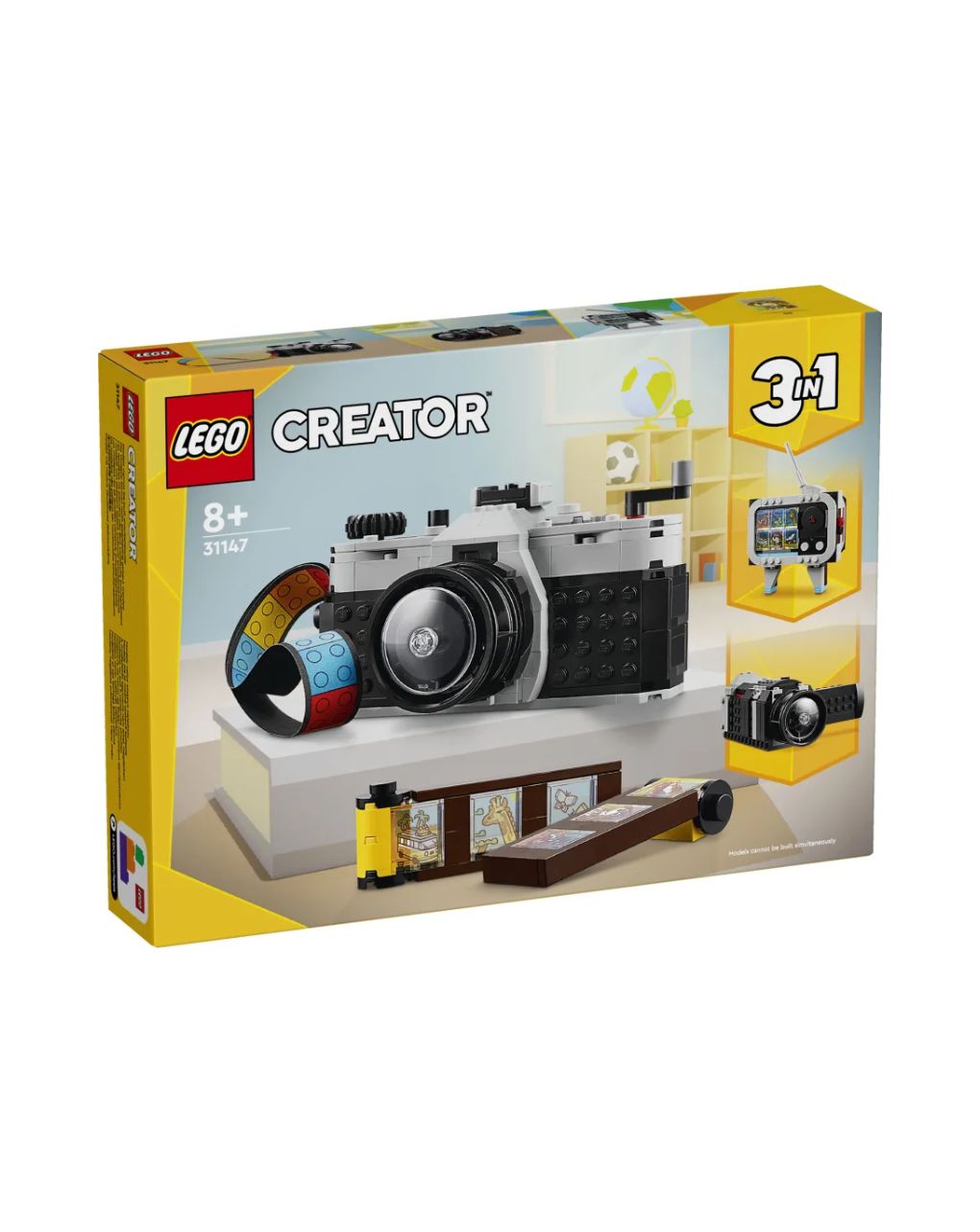 Lego creator 3in1 retro camera 31147