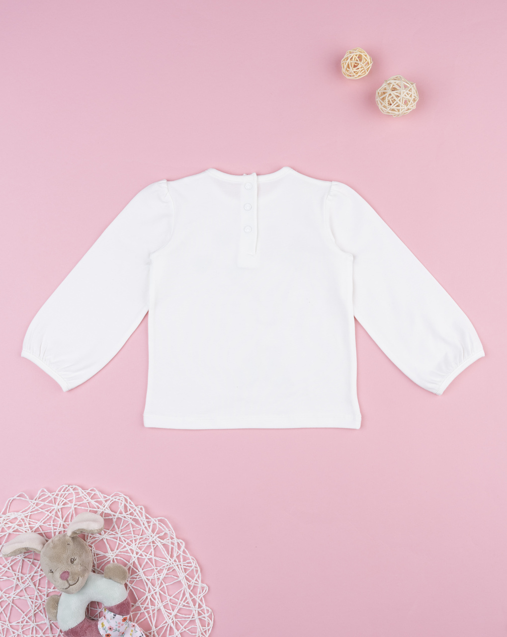 βρεφική μπλούζα λευκή minnie για κορίτσι - Prénatal