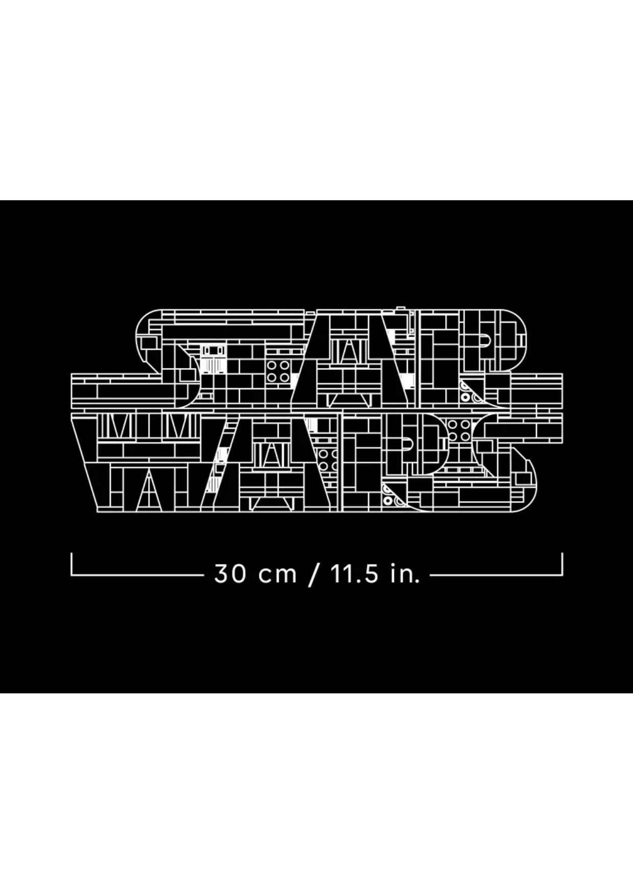 Lego star wars brick-built star wars logo 75407 - Lego, Lego Star Wars