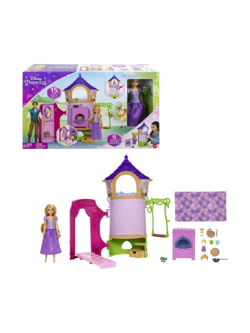 Mattel disney princess ο πύργος της rapunzel hlw30 - Disney Princess