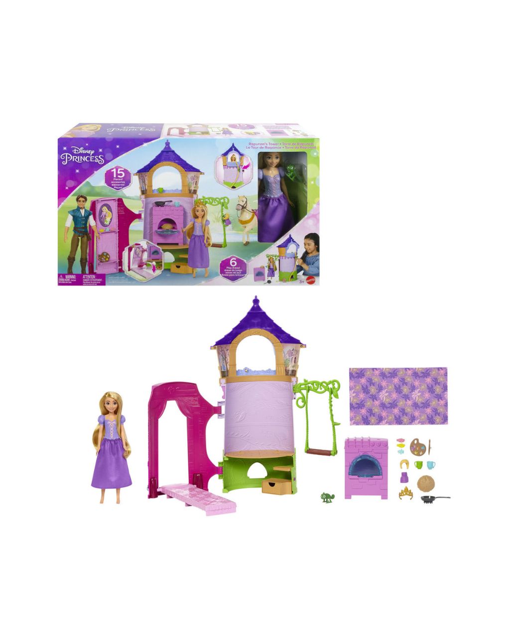 Mattel disney princess ο πύργος της rapunzel hlw30 - Disney Princess