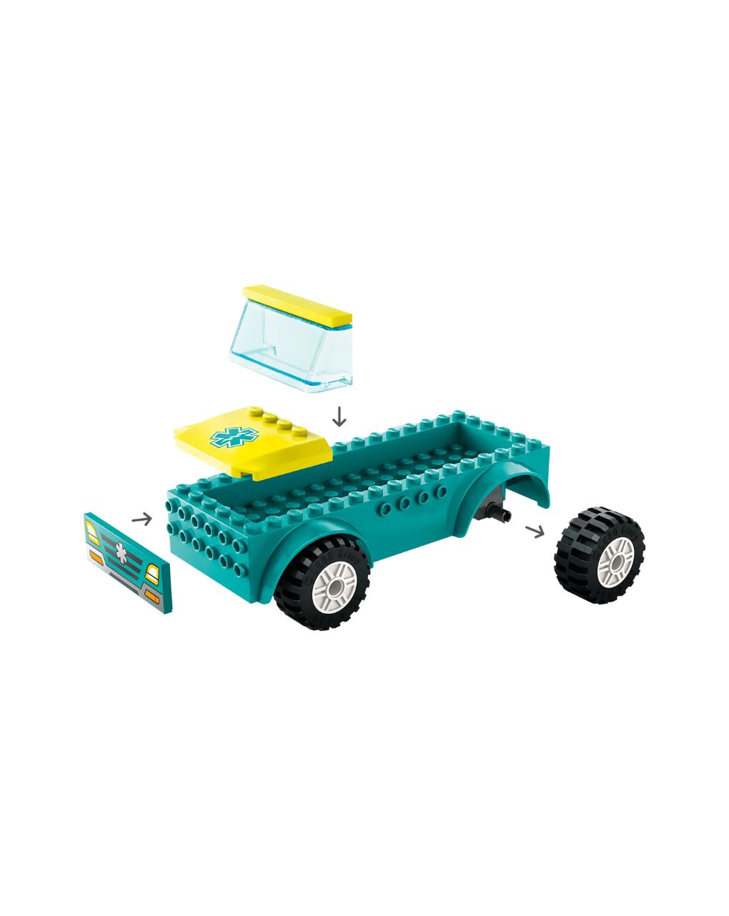 Lego city emergency ambulance & snowboarder 60403 - Lego