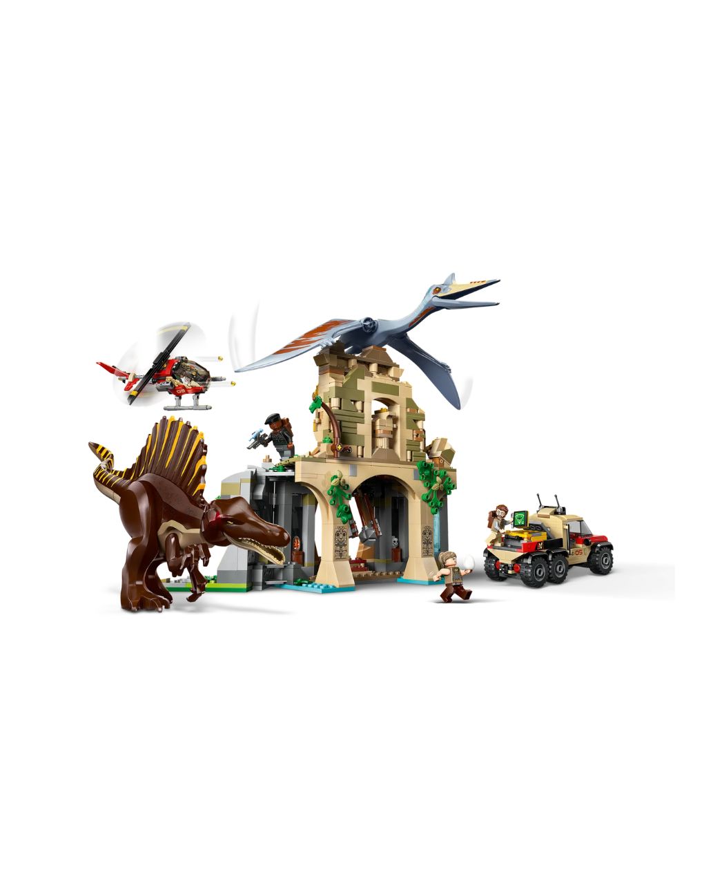Lego jurassic world spinosaurus & quetzalcoatlus air mission 76976 - Lego