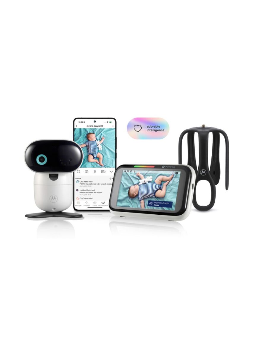 Motorola pip1710 connect ενδοεπικοινωνία μωρού wi-fi με κάμερα & οθόνη 5" και ai λειτουργίες - Motorola