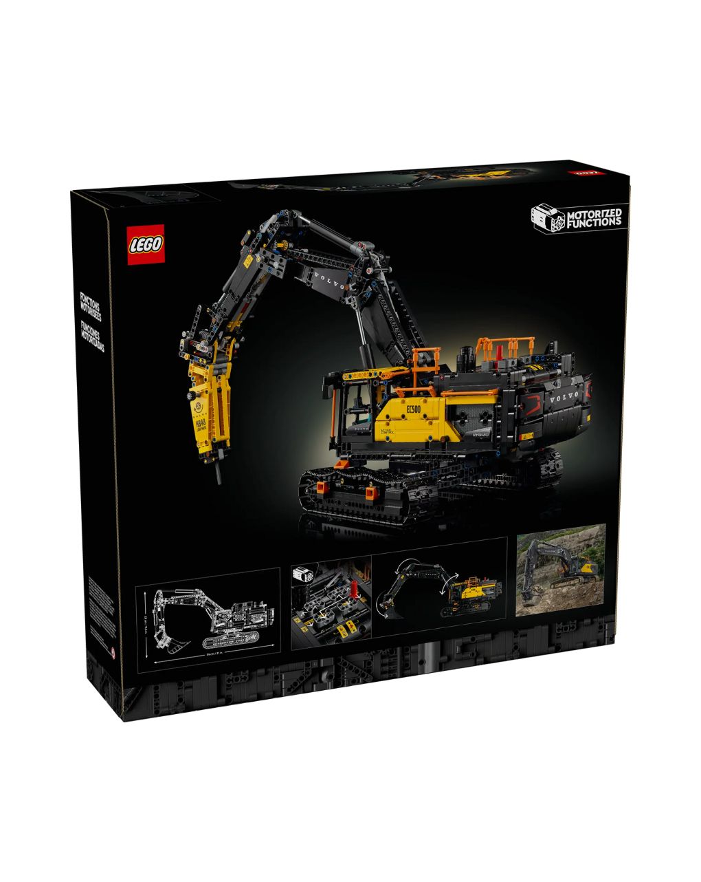 Lego technic volvo ec500 hybrid excavator 42215 - Lego
