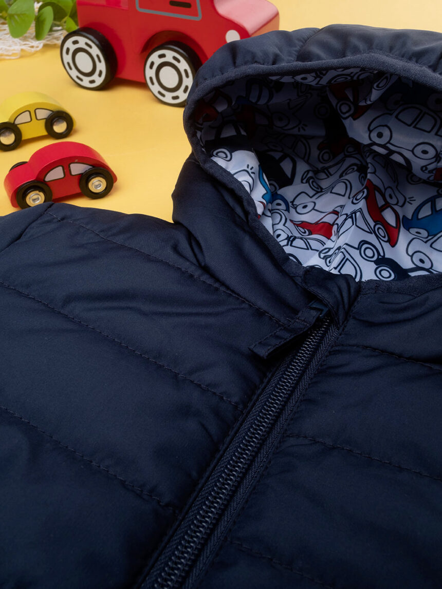βρεφικό μπουφάν puffer μπλε για αγόρι - Prénatal