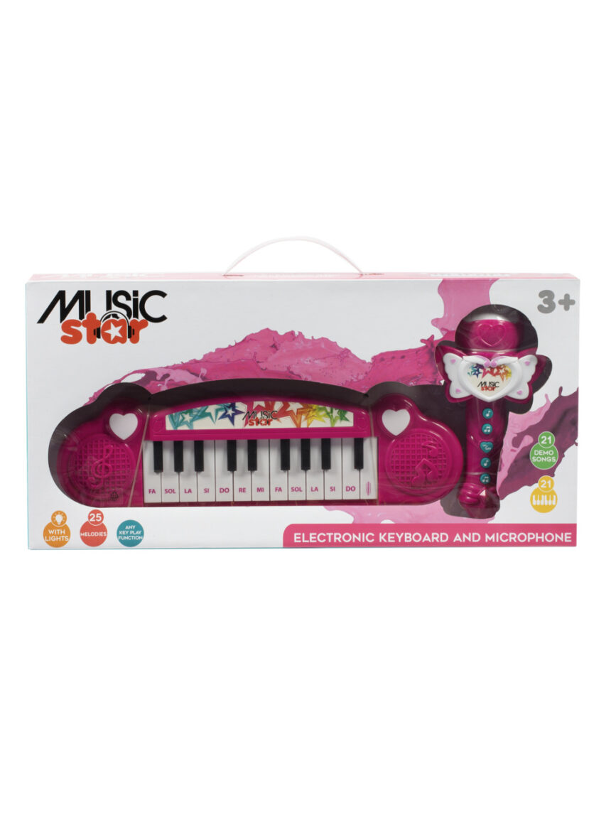Music star αρμόνιο με μικρόφωνο πεταλούδα - Music Star