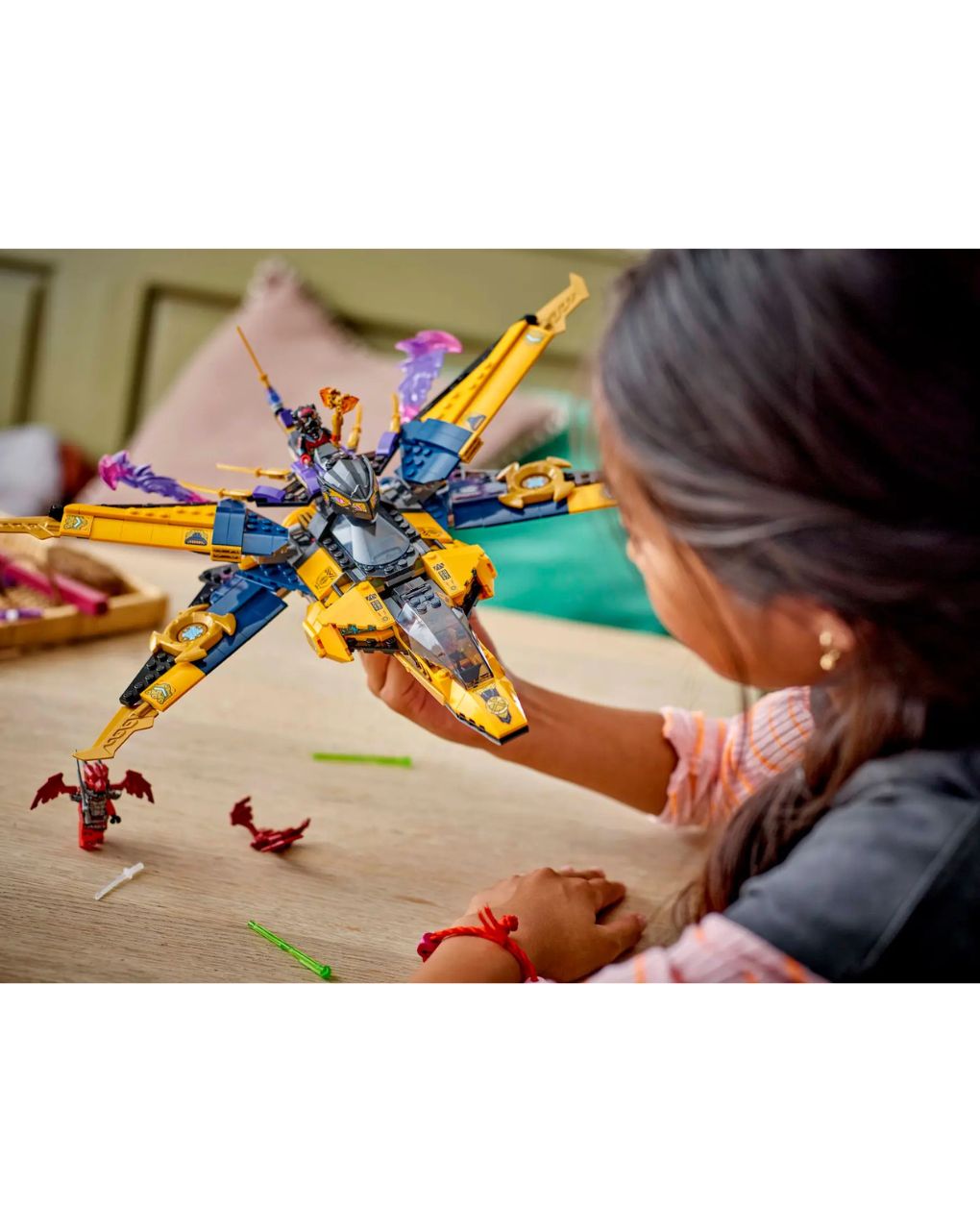 Lego ninjago ras & arin's super storm jet 71833 - Lego, Lego Ninjago