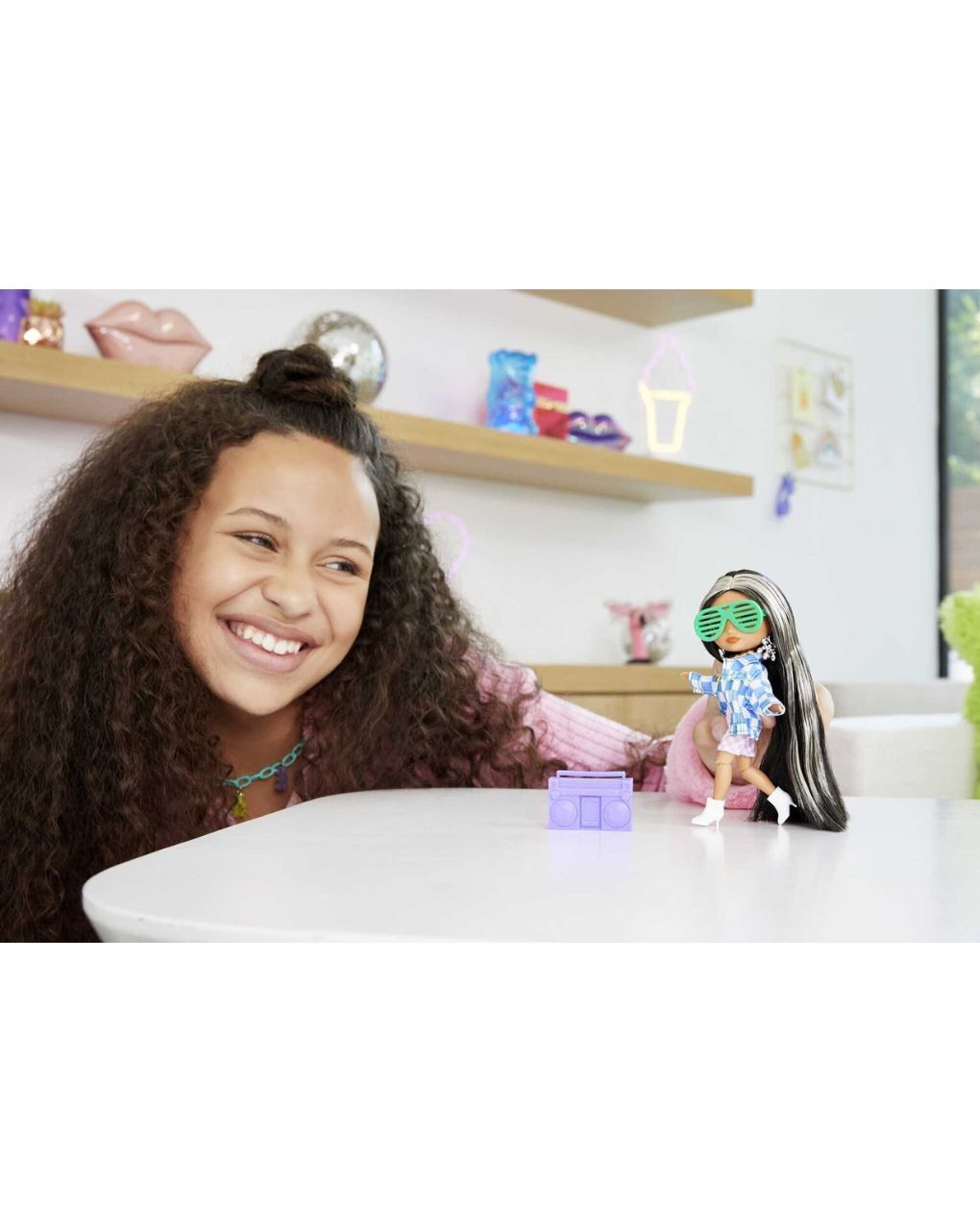 Mattel barbie κούκλα extra minis 14cm hgp64 - BARBIE