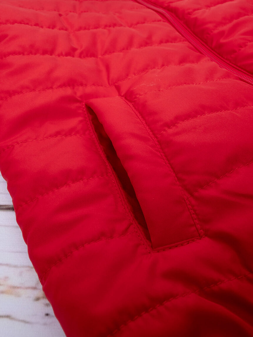 παιδικό μπουφάν puffer κόκκινο για αγόρι - Prénatal