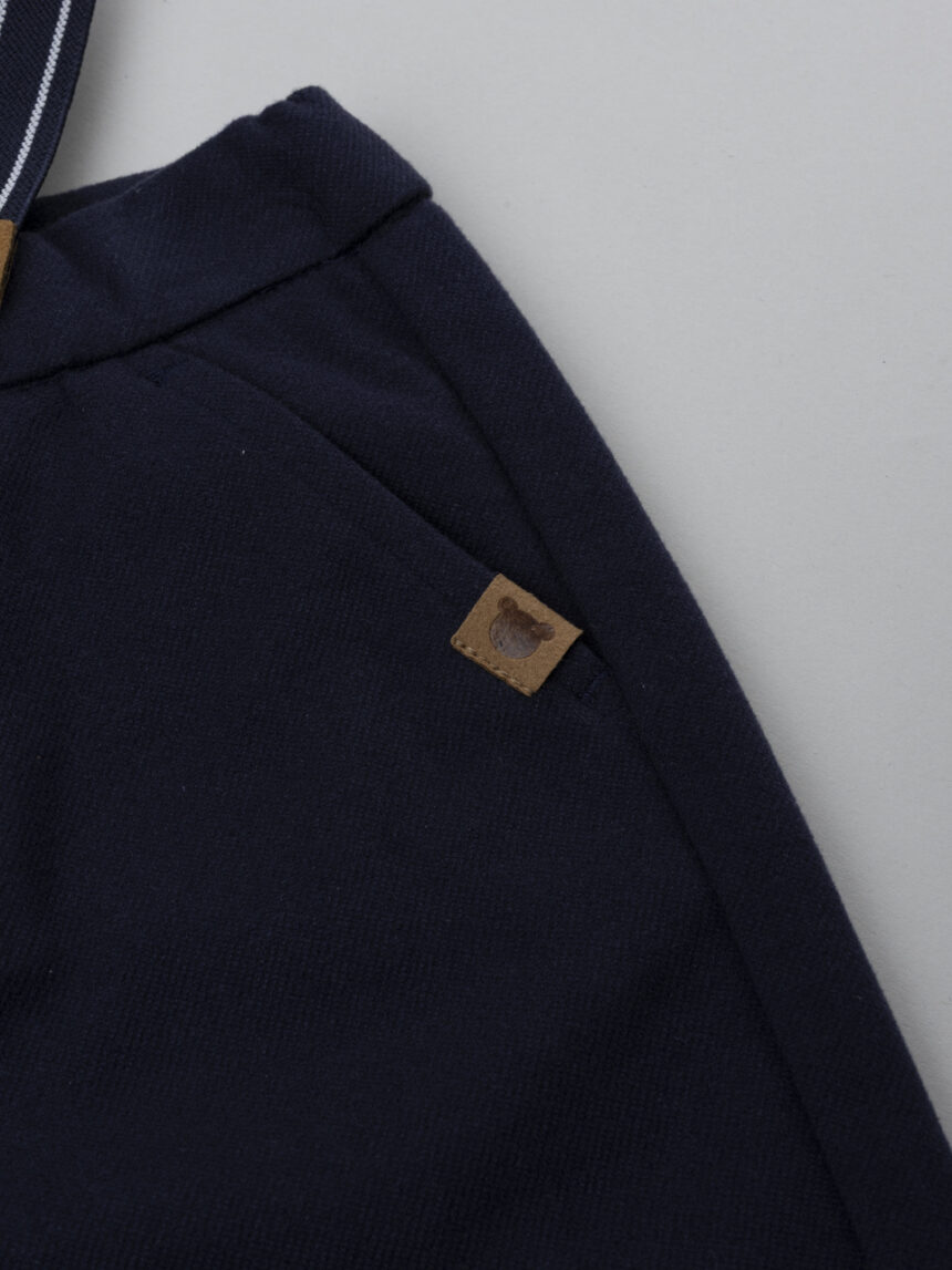 βρεφικό παντελόνι μπλε teddy classic για αγόρι - Prénatal