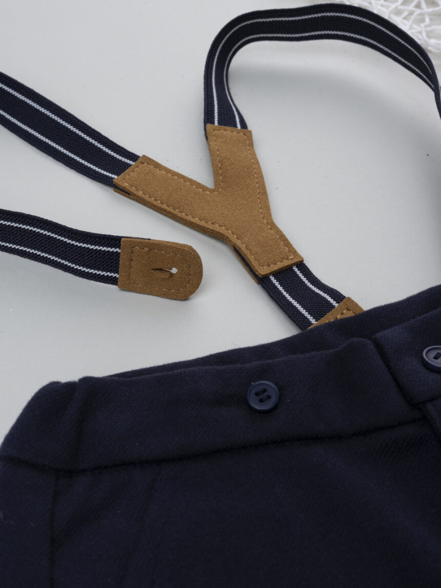 βρεφικό παντελόνι μπλε teddy classic για αγόρι - Prénatal