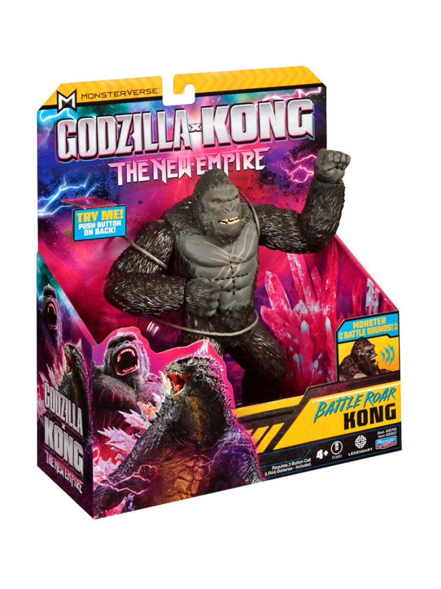 Giochi preziosi godzilla x kong φιγούρα με ήχο 18cm mn305000 (3 σχέδια) - Giochi Preziosi