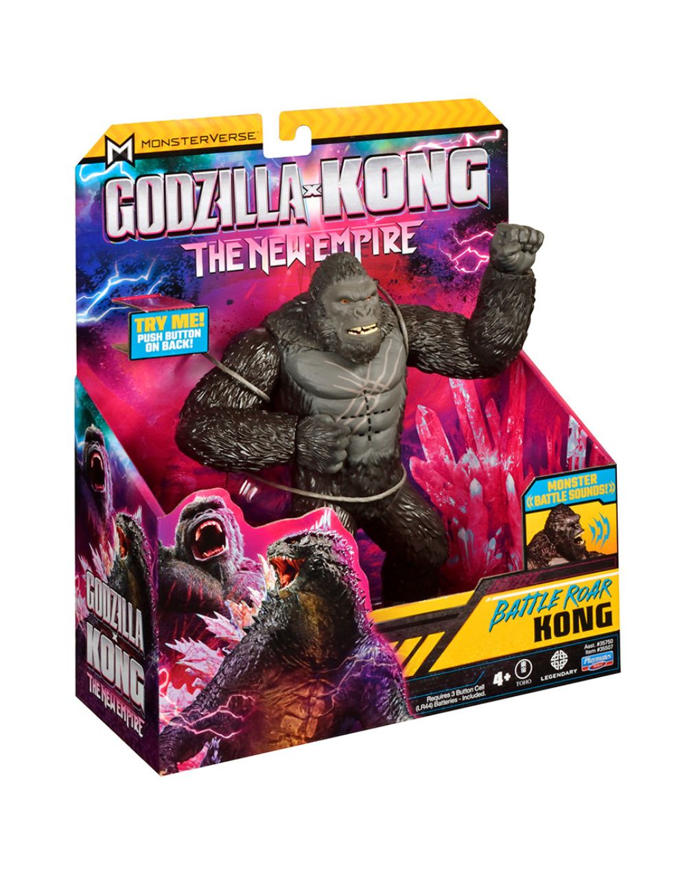 Giochi preziosi godzilla x kong φιγούρα με ήχο 18cm mn305000 (3 σχέδια) - Giochi Preziosi