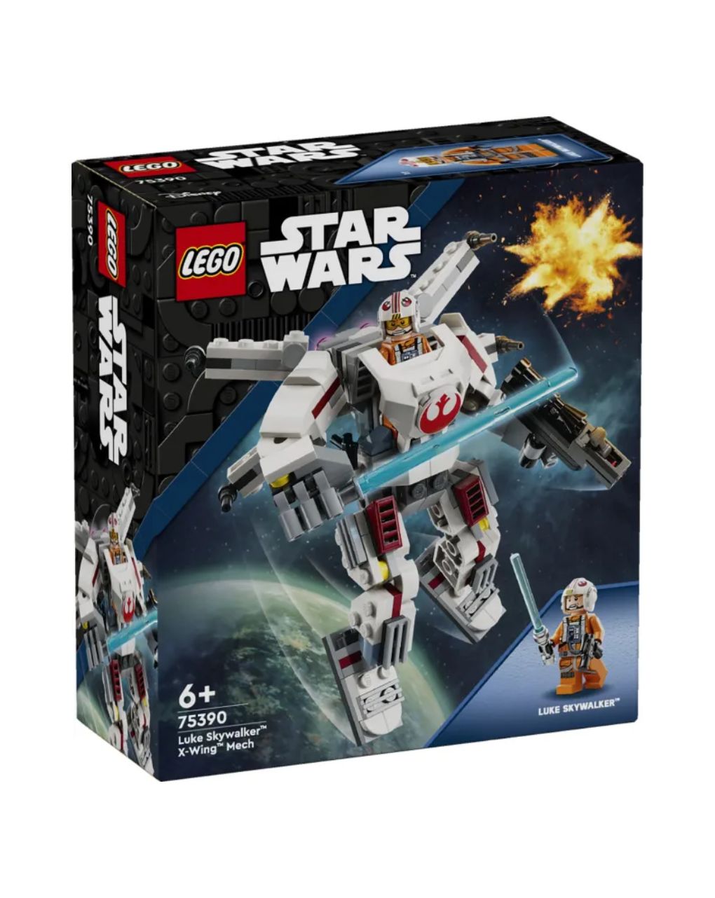 Lego star wars luke skywalker x-wing mech 75390