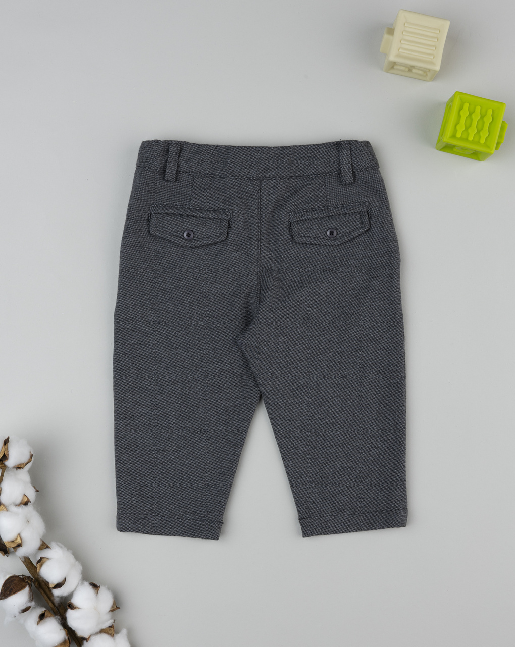 βρεφικό παντελόνι γκρι classic για αγόρι - Prénatal