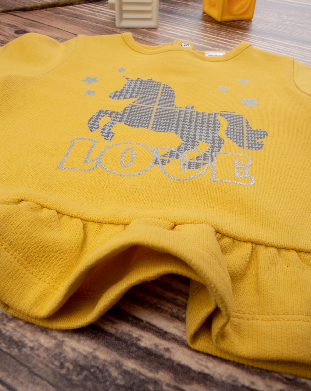 βρεφικό σετ μπλούζα φούτερ και κολάν με μονόκερο για κορίτσι - Prénatal