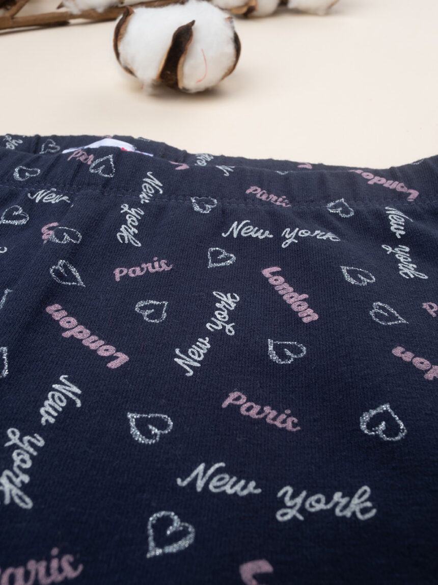 παιδικό κολάν μπλε new york για κορίτσι - Prénatal