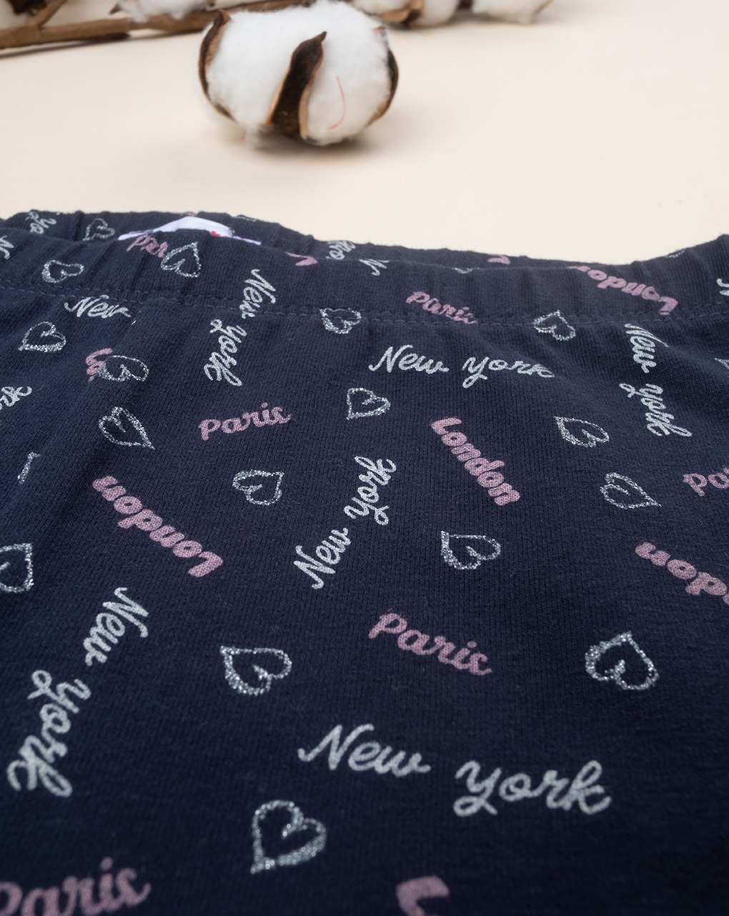 παιδικό κολάν μπλε new york για κορίτσι - Prénatal