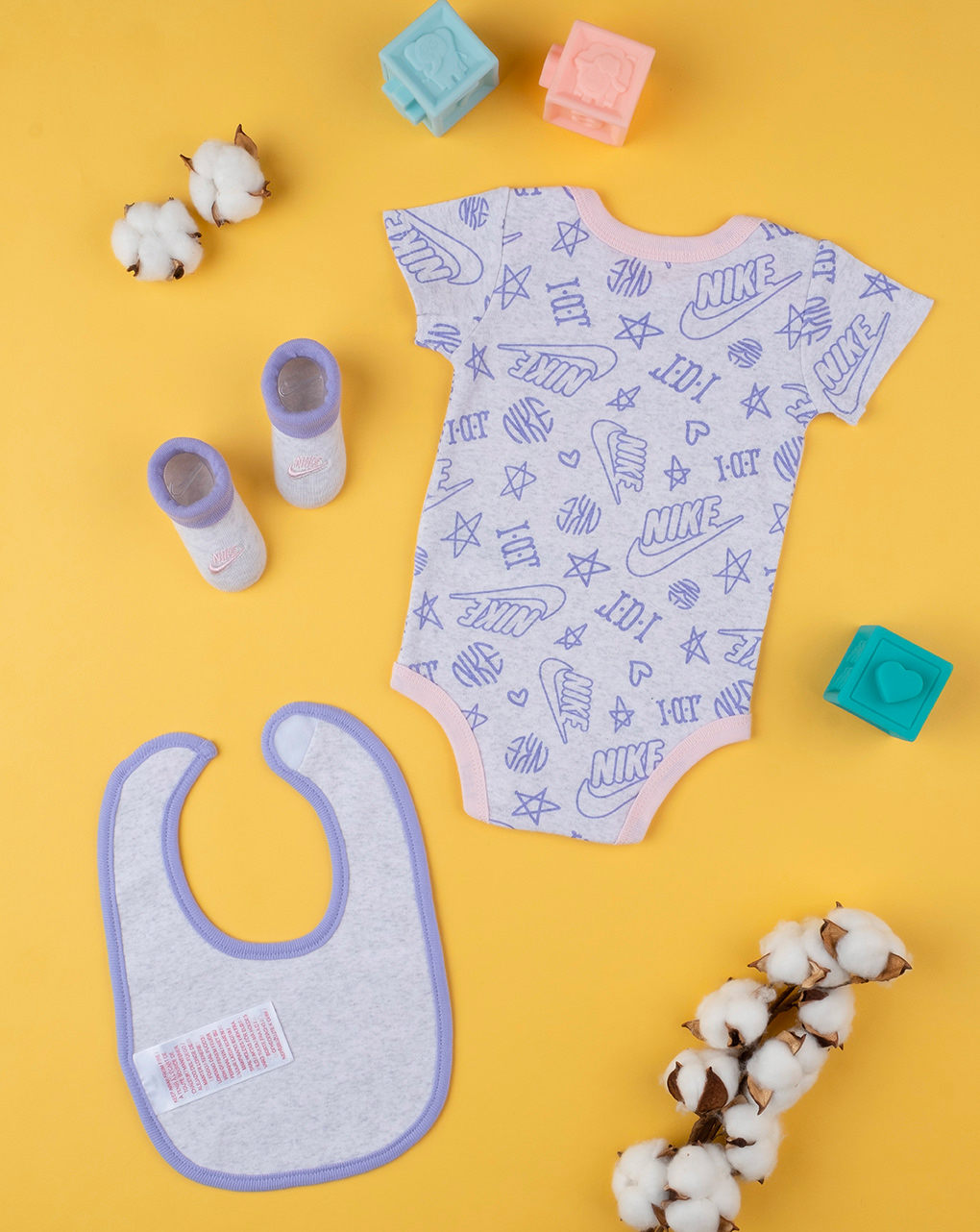 Nike βρεφικό σετ nn0675-p0x για κορίτσι - Nike
