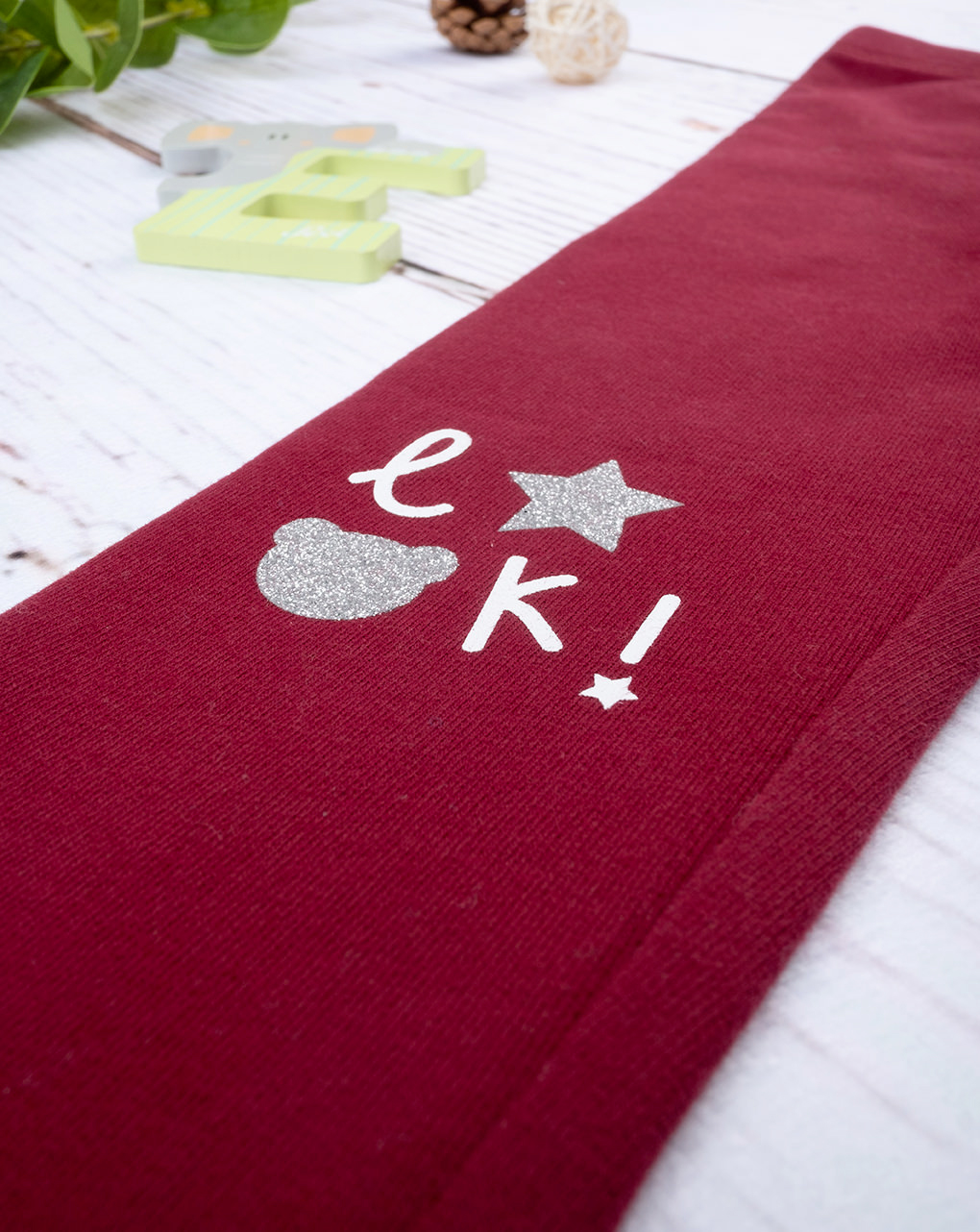 βρεφικό κολάν μπορντώ look για κορίτσι - Prénatal