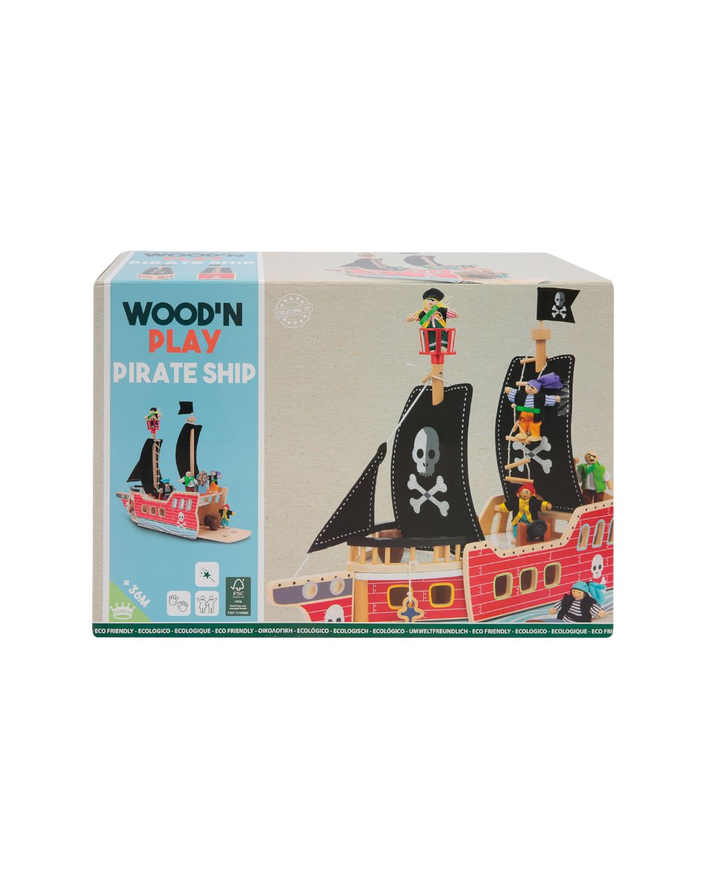 Wood’ n play καράβι πειρατών