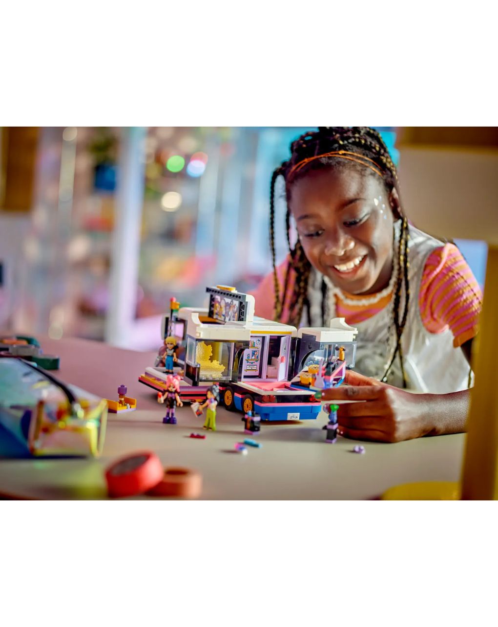 Lego friends pop star music tour bus 42619 - Lego