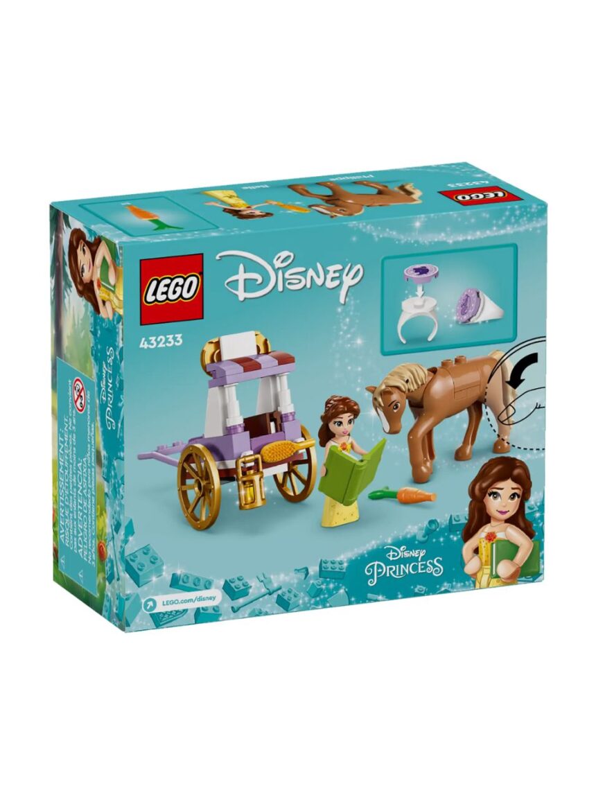 Lego disney princess belle’s storytime horse carriage 43233 - Lego