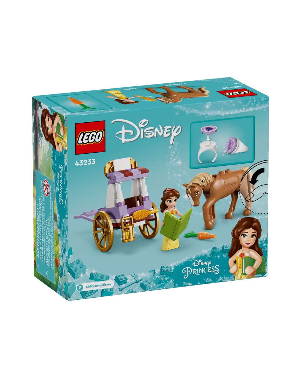 Lego disney princess belle’s storytime horse carriage 43233 - Lego