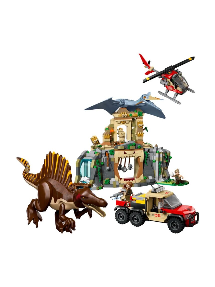 Lego jurassic world spinosaurus & quetzalcoatlus air mission 76976 - Lego