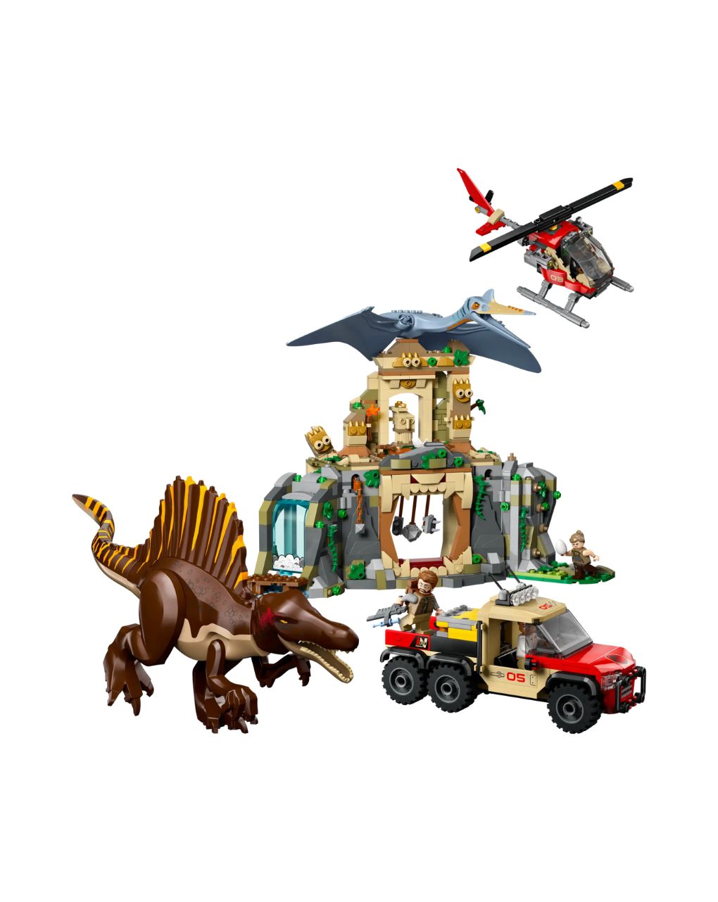 Lego jurassic world spinosaurus & quetzalcoatlus air mission 76976 - Lego