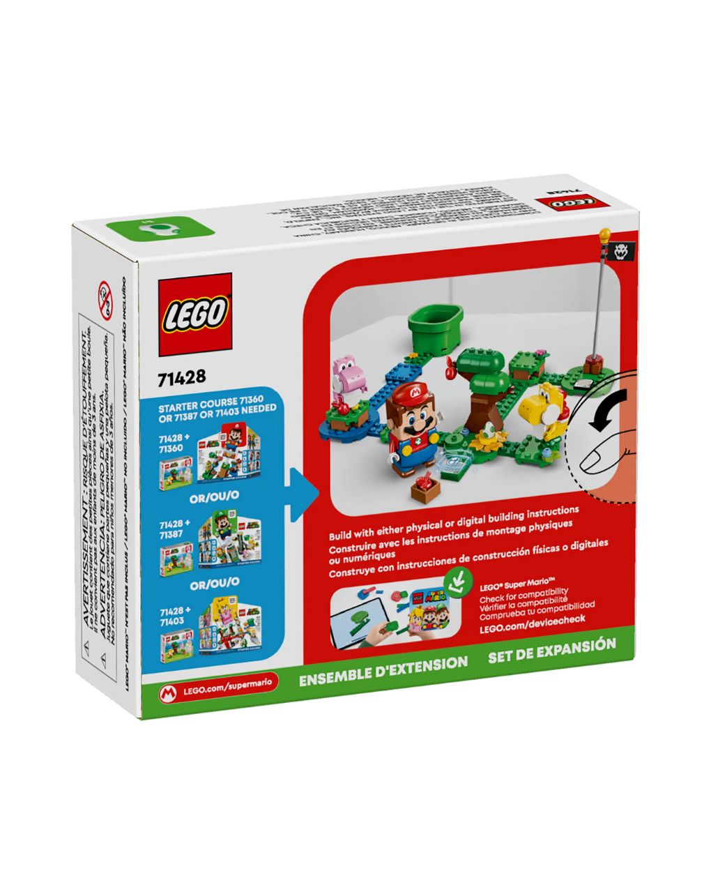 Lego super mario yoshis’ egg-cellent forest expansion set 71428 - Lego