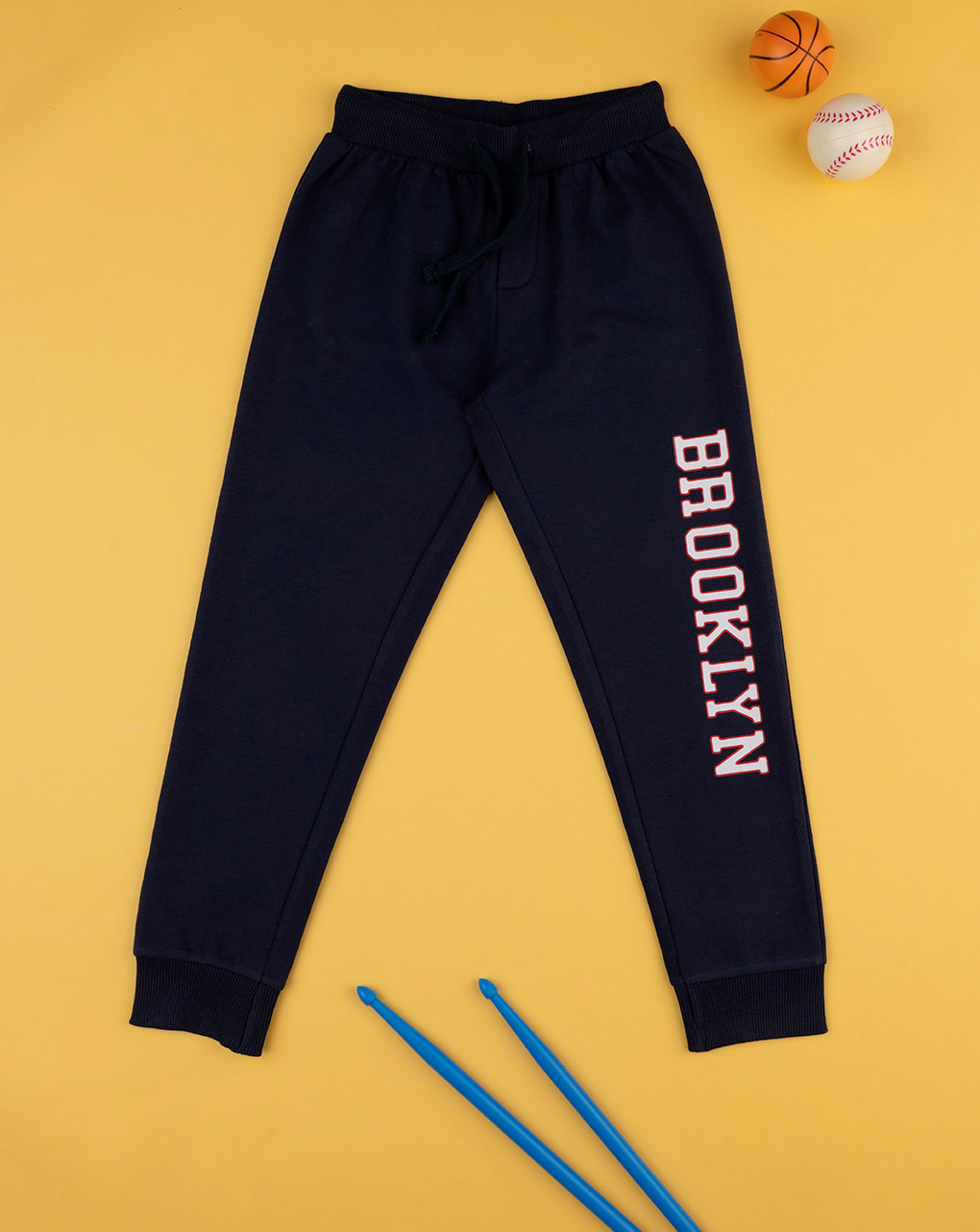 παιδικό παντελόνι φόρμας μπλε brooklyn για αγόρι