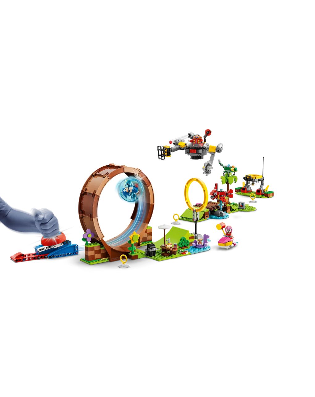 Lego sonic the hedgehog sonic's green hill zone loop challenge 76994 - Lego, LEGO SONIC