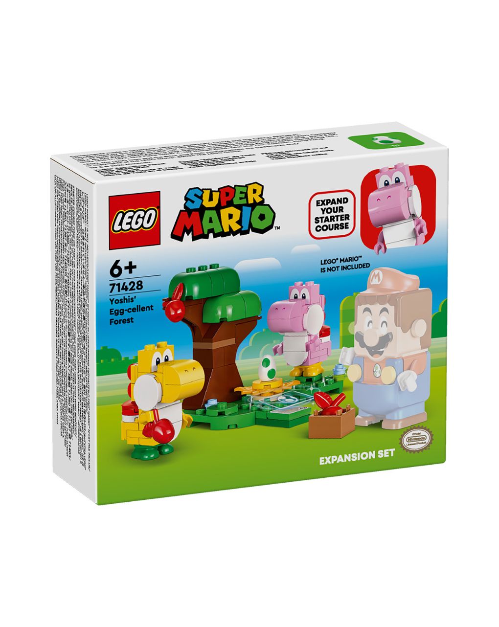 Lego super mario yoshis’ egg-cellent forest expansion set 71428
