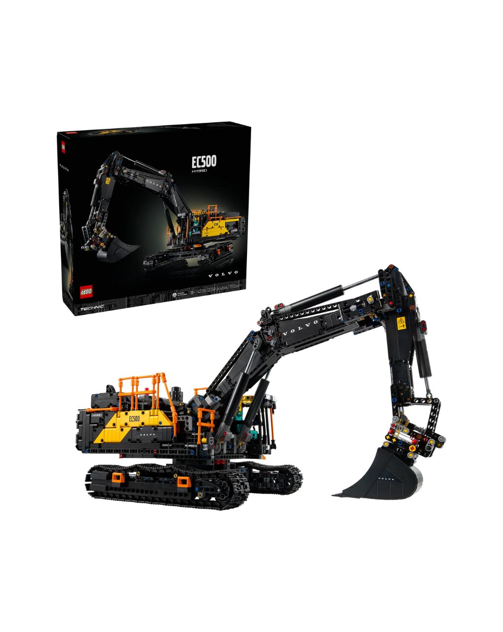 Lego technic volvo ec500 hybrid excavator 42215 - Lego