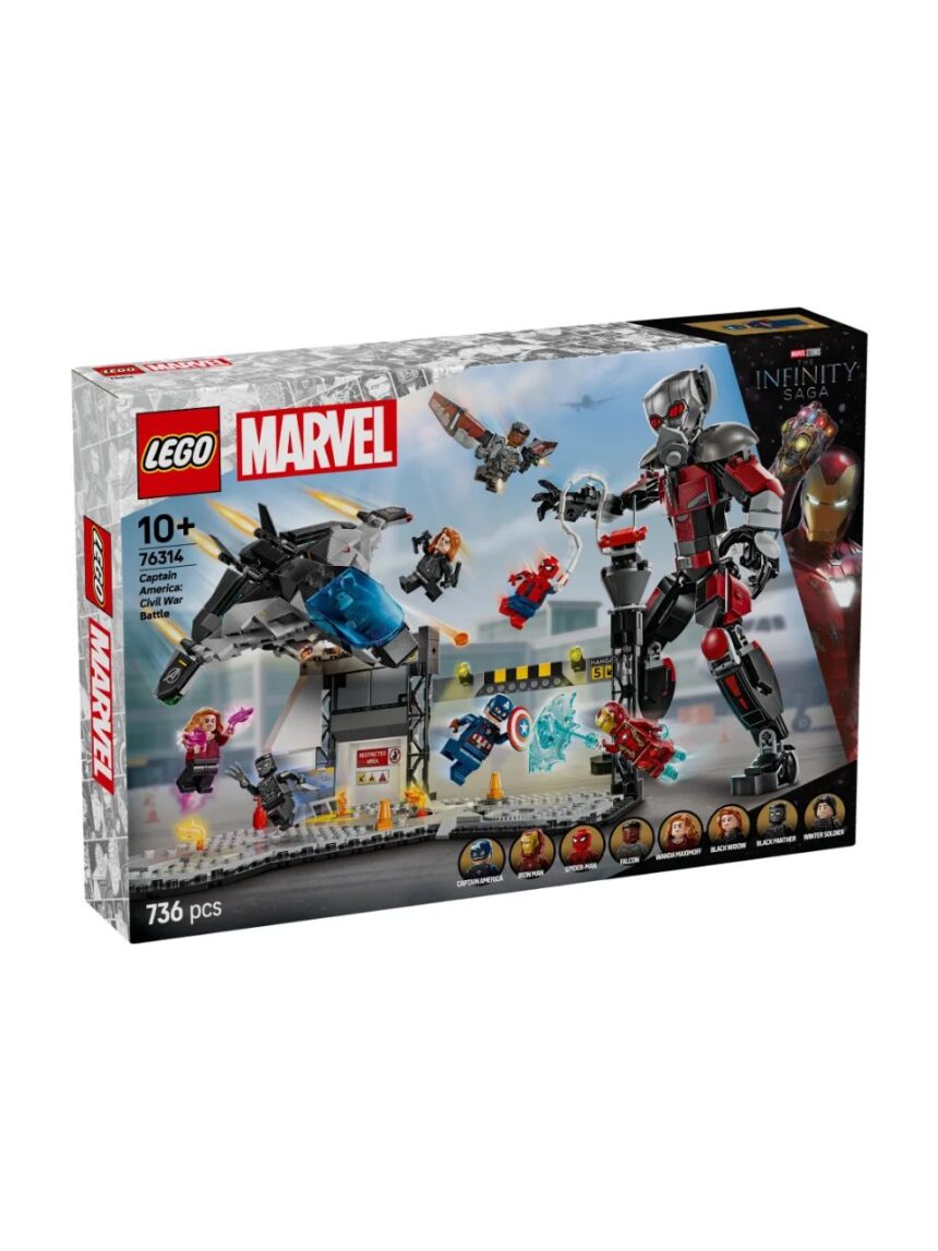 Lego marvel super heroes captain america civil war action battle 76314 - Lego