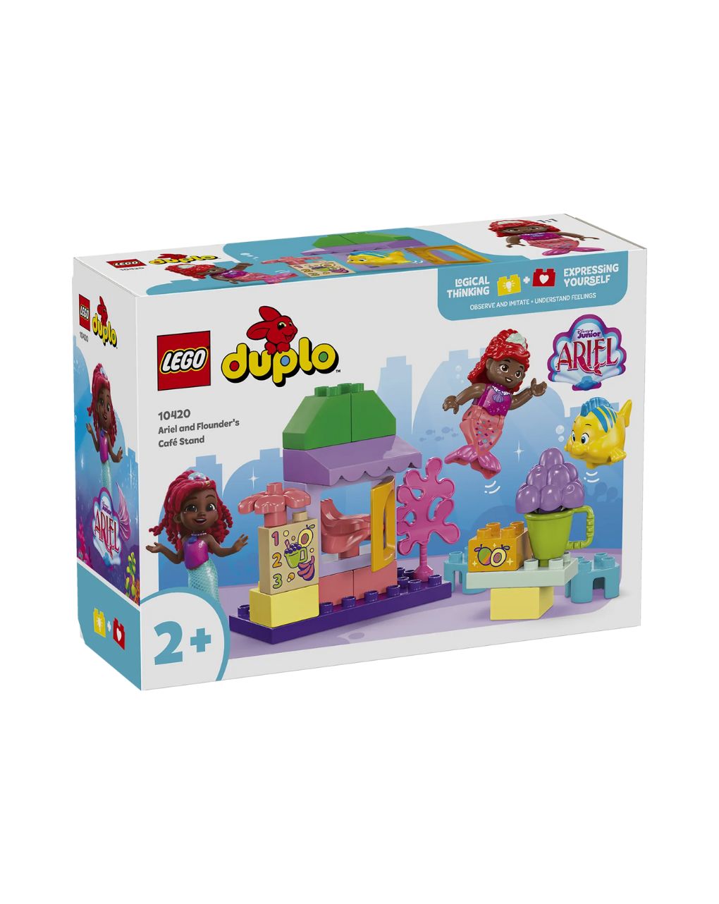 Lego duplo disney ariel and flounder's café stand 10420