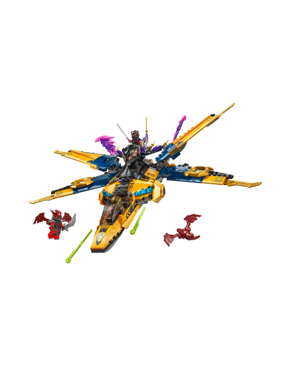Lego ninjago ras & arin's super storm jet 71833 - Lego, Lego Ninjago
