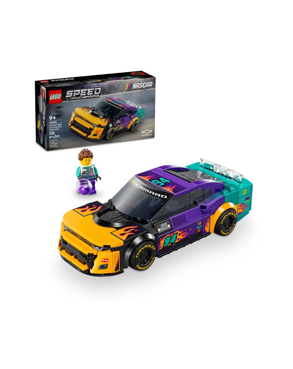 Lego speed champions nascar next gen chevrolet camaro zl1 76935 - Lego