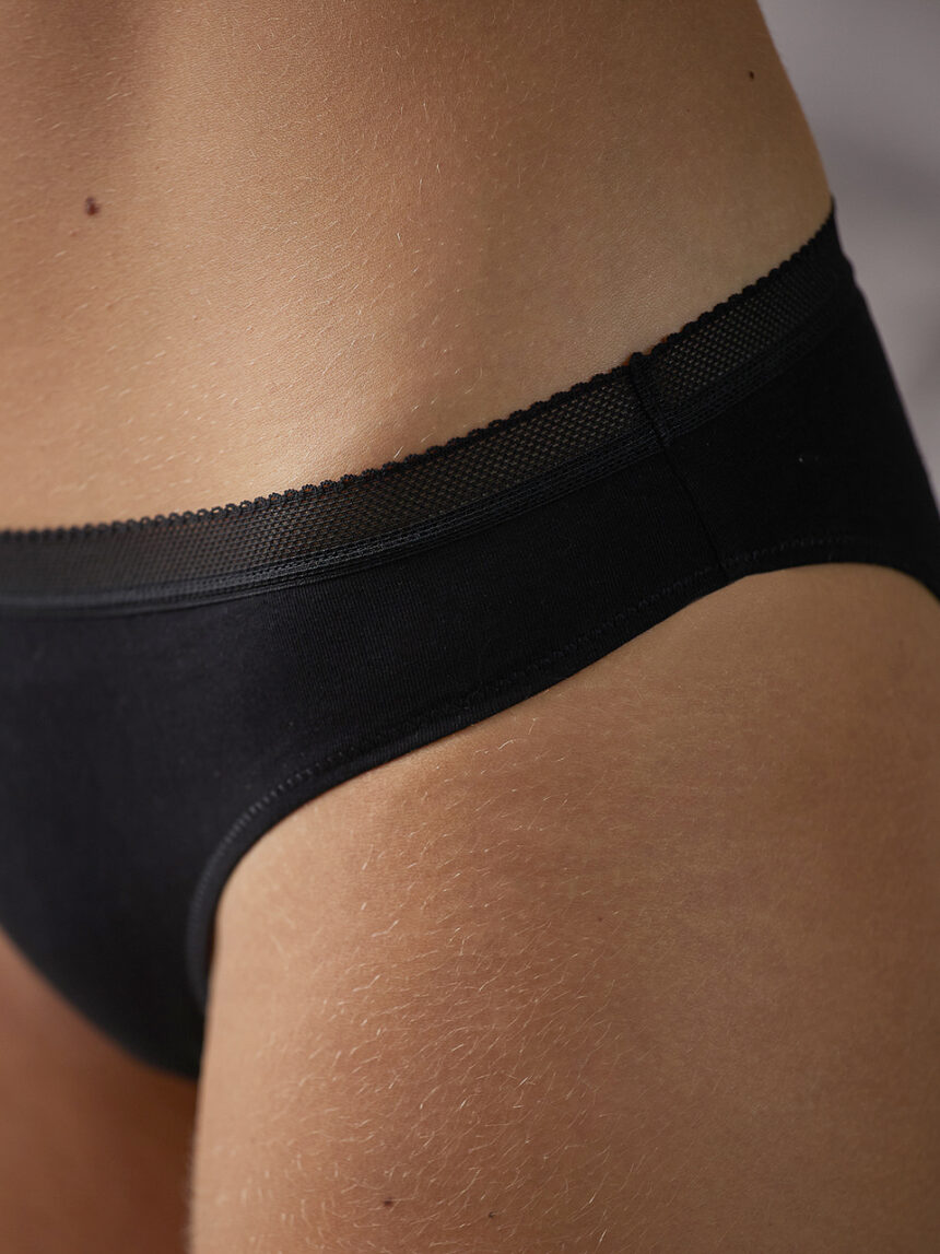 γυναικεία σλιπ πακέτο x2 μαύρα - Prénatal