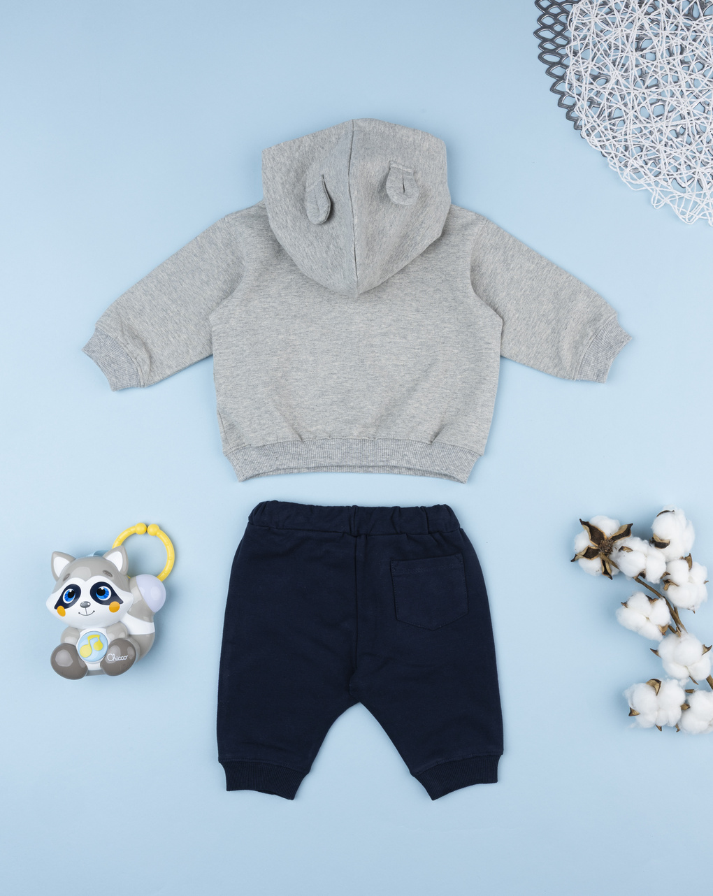 βρεφικό σετ φούτερ και φόρμα little friend για αγόρι - Prénatal